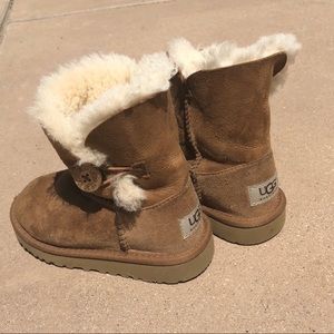 Kids UGG Bailey Button Shearling Boot